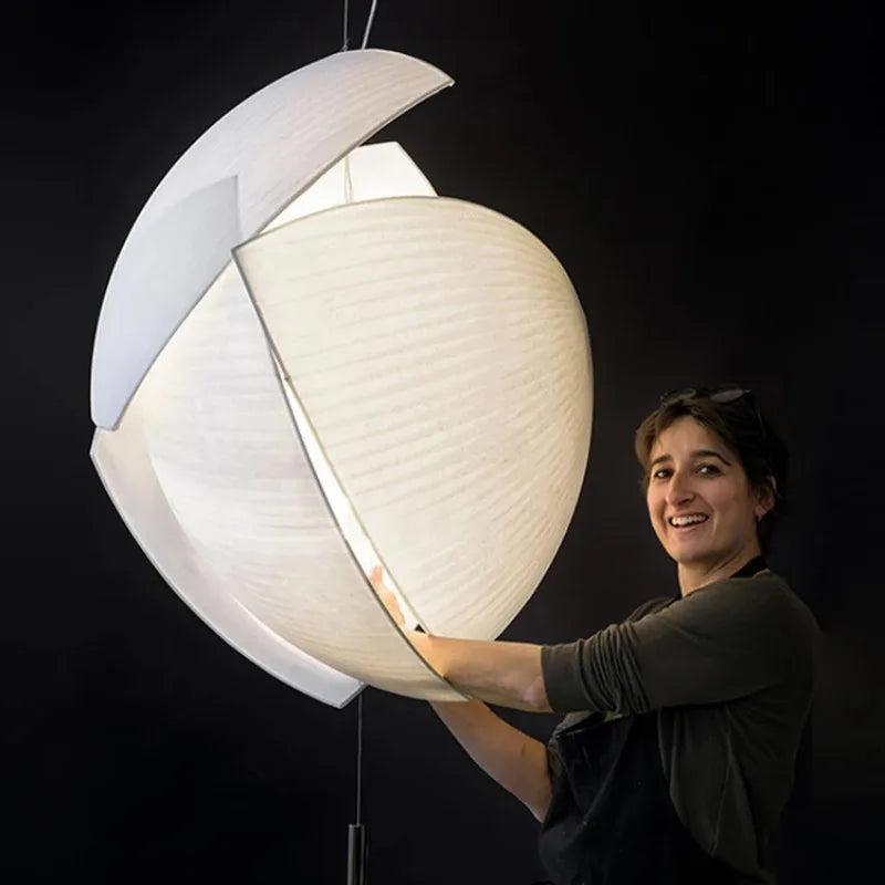 suspension en tissu nordique wabi sabi pour décoration intérieure élégante - vue 7 sur 10