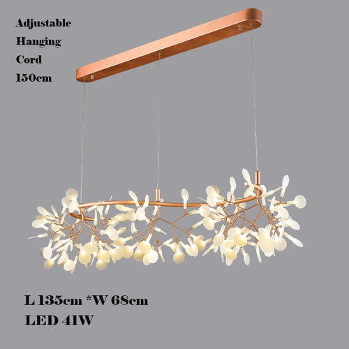 lustre créatif en acier inoxydable et acrylique pour décoration intérieure - vue 15 sur 18