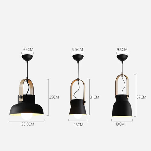 Nordique Loft LED fer suspension lumières Macaron Restaurant chambre chambre suspension lampe maison intérieur cuisine luminaires Luminaire - vue 6 sur 24