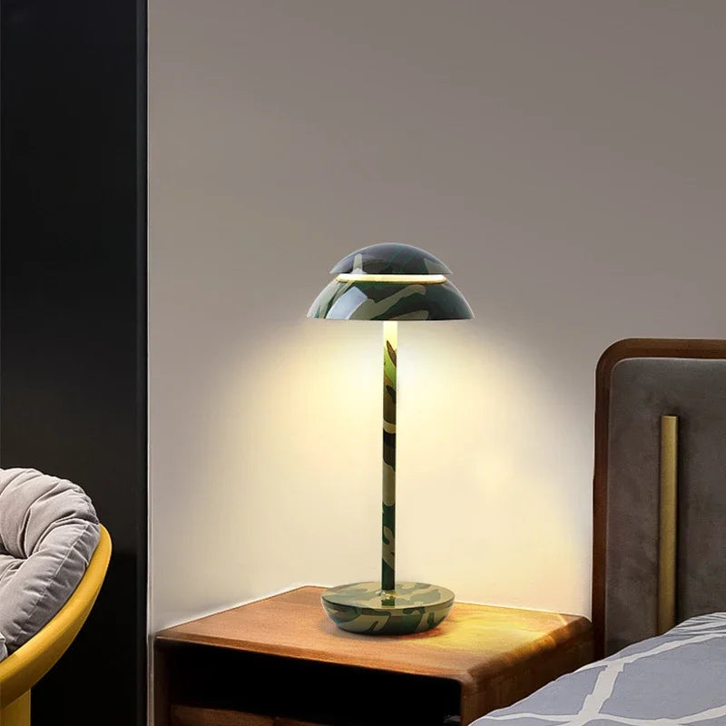 lampe rechargeable vintage led usb sans fil veilleuse portable - vue 5 sur 11