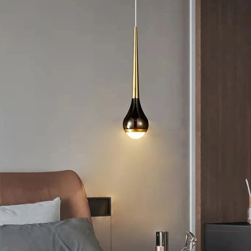 Lamp Minimalist Design Modern Pendant Light, LED Pendant Lighting For Bedroom Living Room Bathroom, Restaurant Single Hanging - vue 2 sur 7