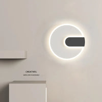 Minimalist LED wall bedside lamp loft décor 2023