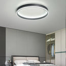 Simple round modern LED ceiling light for bedroom and living room