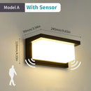 applique murale led extérieure avec détecteur de mouvement automatique