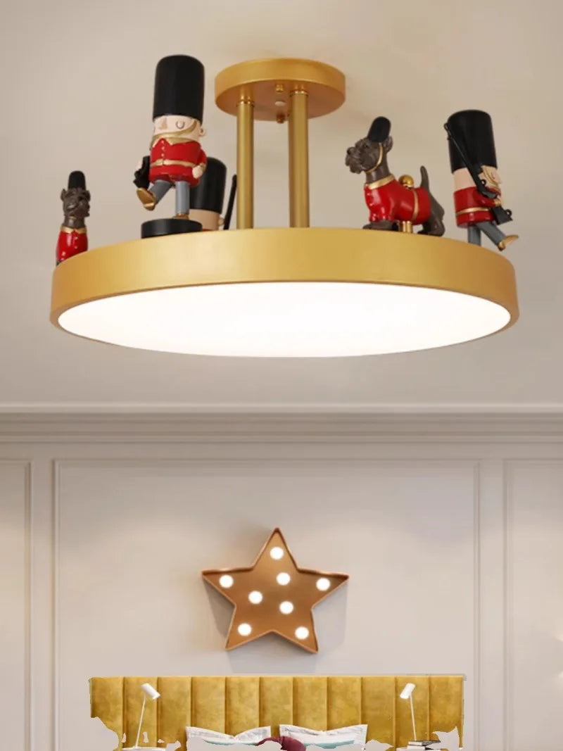 plafonnier led créatif pour enfant design nordique protecteur des yeux - vue 2 sur 7