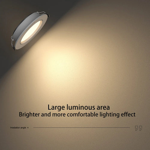 led spot ultra mince encastré angle réglable foco - vue 4 sur 5