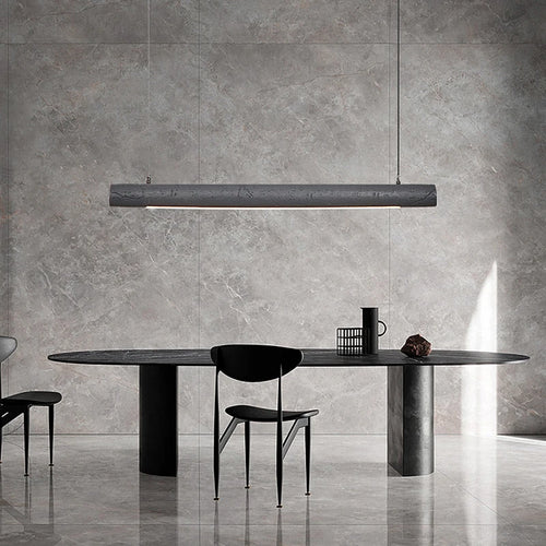 Nordic minimalist wabi sabi LED pendant light for bar or restaurant - vue 4 sur 15
