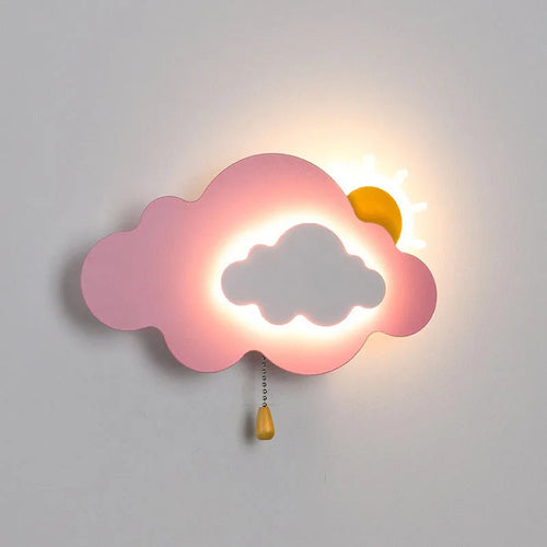 applique murale nuage design artistique pour décoration intérieure