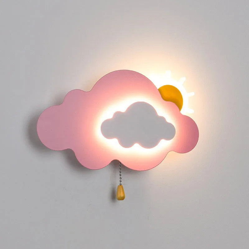applique murale nuage design artistique pour décoration intérieure - vue 4 sur 9