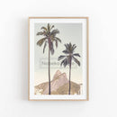 affiches de paysage de rio de janeiro art mural plage de copacabana