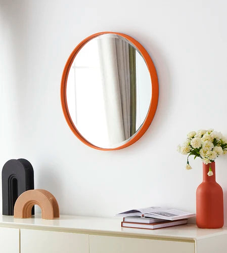 miroirs décoratifs ronds adhésifs pour salle de bain et décoration murale - vue 10 sur 11