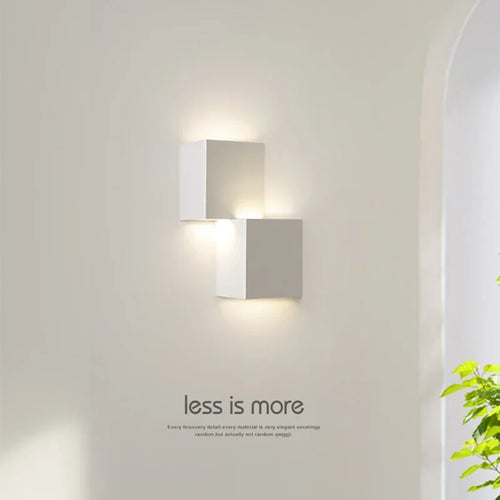 Minimalist nordic LED wall light for interior decoration - vue 5 sur 8
