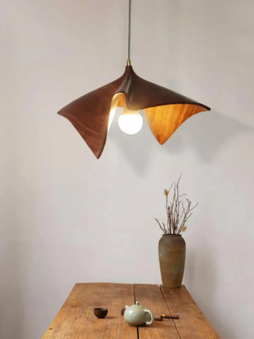 suspension nordique créative en résine avec éclairage décoratif - vue 3 sur 9