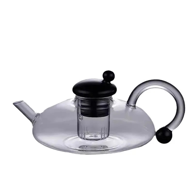 Theiere verre borosilicate resistante chaleur usage cuisine maison - vue 6 sur 7