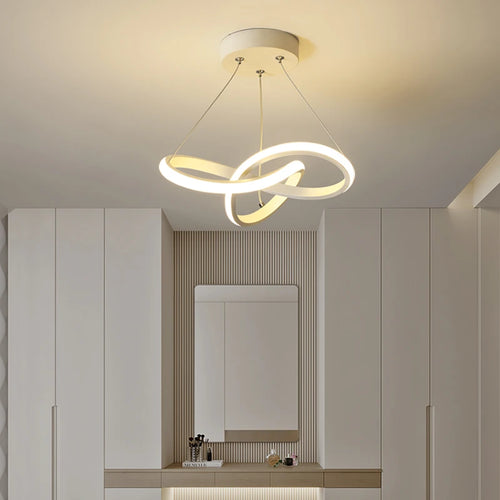 lustre led design créatif simple pour décoration intérieure moderne