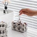 accessoires de bain en céramique pour une salle élégante
