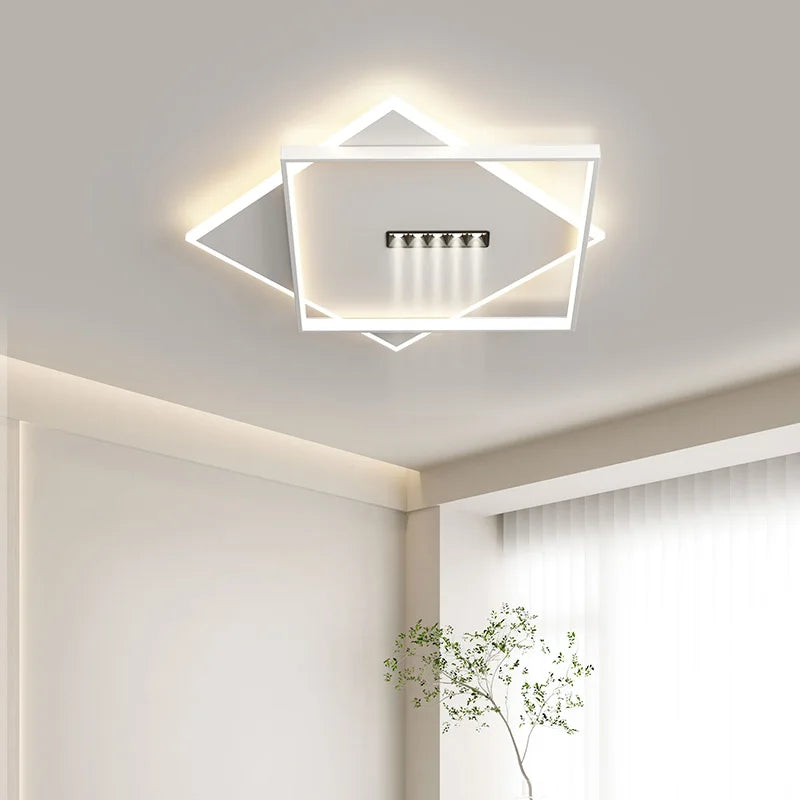 lustre led avec projecteur pour éclairage intérieur - vue 6 sur 14