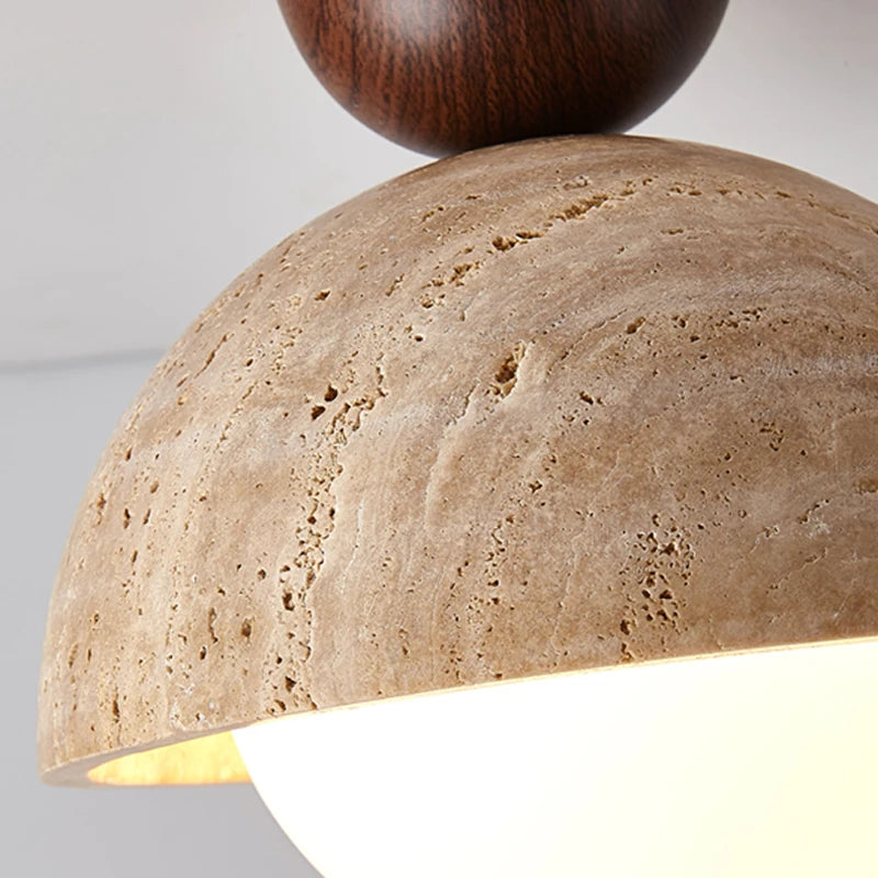 Nordique scandinave appartement maison hôtel décoration plafonnier japonais Wabi Sabi couloir porche balcon lampes Led - vue 8 sur 8