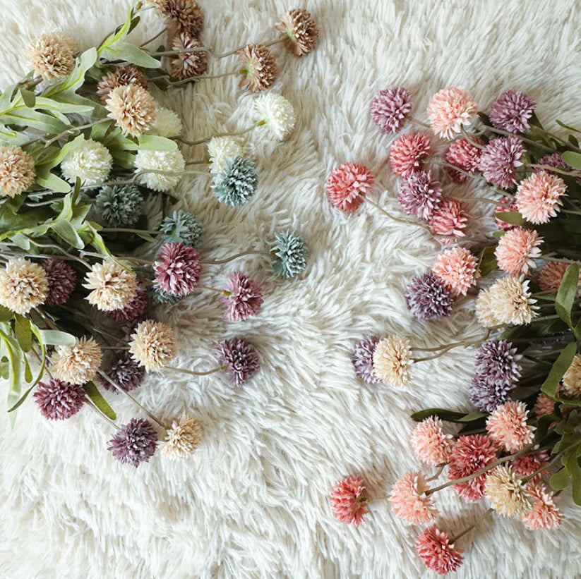 fleurs artificielles pissenlit décoration mariage bouquet cadeau saint-valentin - vue 7 sur 15
