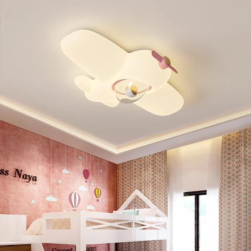 plafonnier astronaute mignon led pour chambre d'enfant décorative - vue 5 sur 9