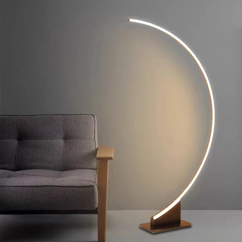 Lampadaire Led en forme d'arc nordique - vue 4 sur 8