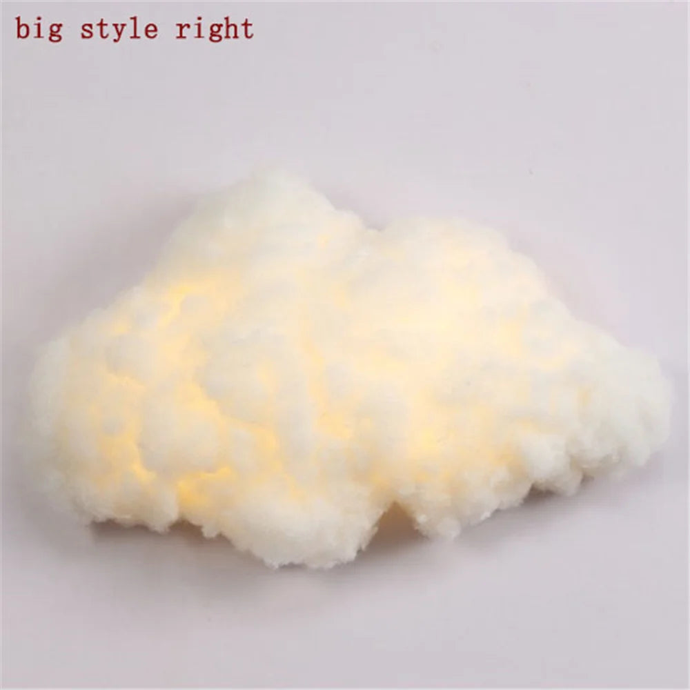 applique murale led nuage en imitation soie décorative pour enfants - vue 11 sur 14