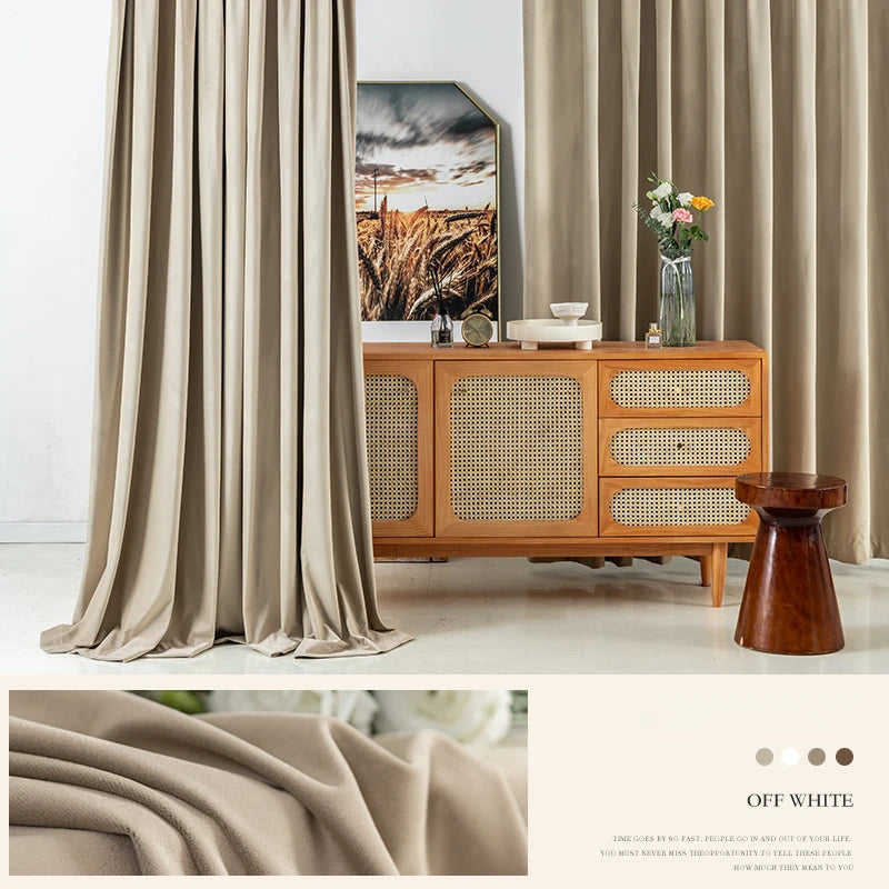 Rideau occultant style retro pour grandes fenetres salon - vue 7 sur 17
