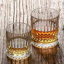 Verre strié vertical verre à vin bière eau