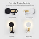 applique murale led nordique moderne rotative avec interrupteur