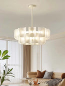 Newly designed LED chandelier, fingerprint chandelier, luxurious living room, bedroom, villa, hotel lobby, bright acrylic chandelier
