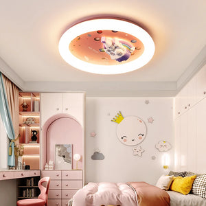 Modern heart ceiling light cute decorative castle style