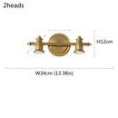 American Bronze Mirror Front Light , Bathroom Wall Lamps Mirror Light ,Powder Room Mirror Wall Lights Lighting LED Makeup Mirror