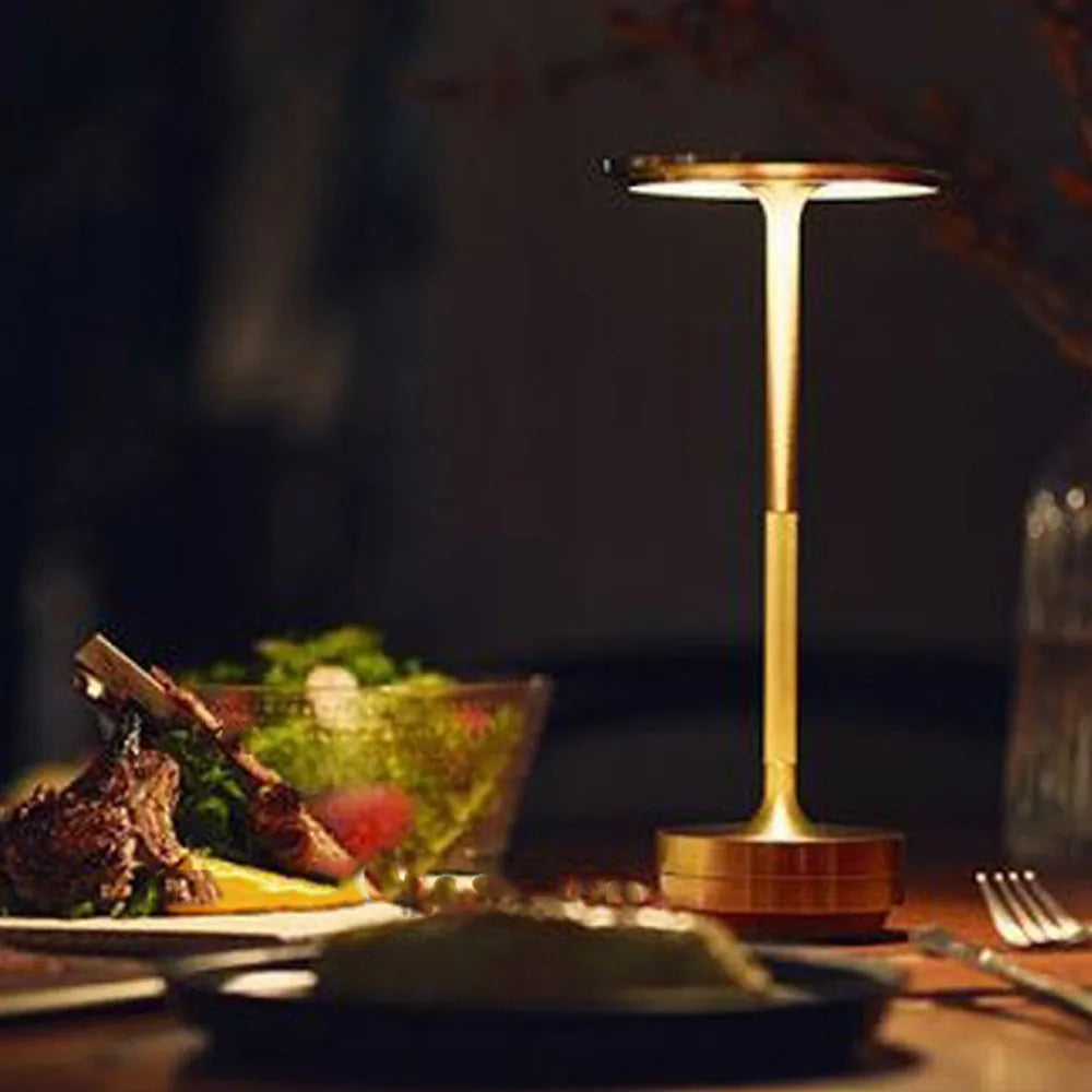 Lampe de Table pour chambre à coucher rechargeable LED interrupteur tactile lampe de bureau pour Restaurant lumières rechargeables USB-C lampe de Table de charge - vue 8 sur 12