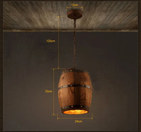 Suspension LED industrielle rétro