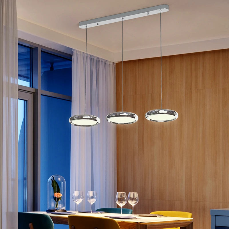lampes de luxe suspendues avec télécommande pour restaurant - vue 4 sur 12