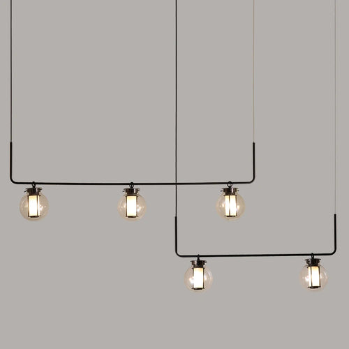 suspension en verre minimaliste pour espaces créatifs et rétro - vue 2 sur 9