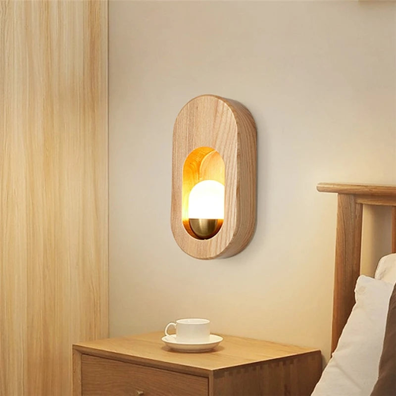 applique murale en bois design nordique pour décoration intérieure - vue 4 sur 9