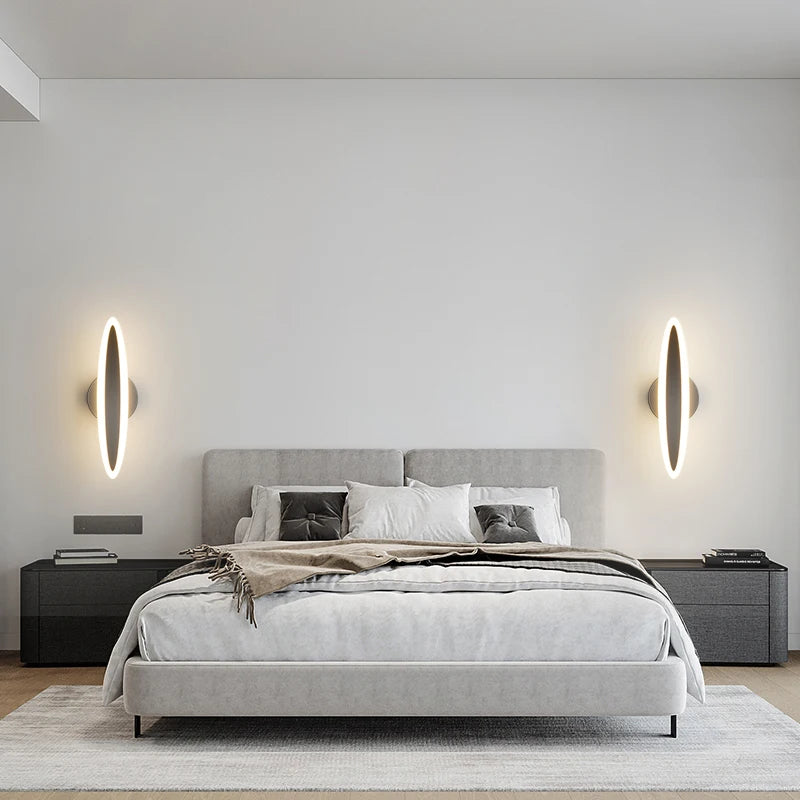 Chambre chevet Simple appliques Style moderne chambre allée couloir lampe Style créatif personnalité Loft décor applique murale LED lumière - vue 4 sur 14