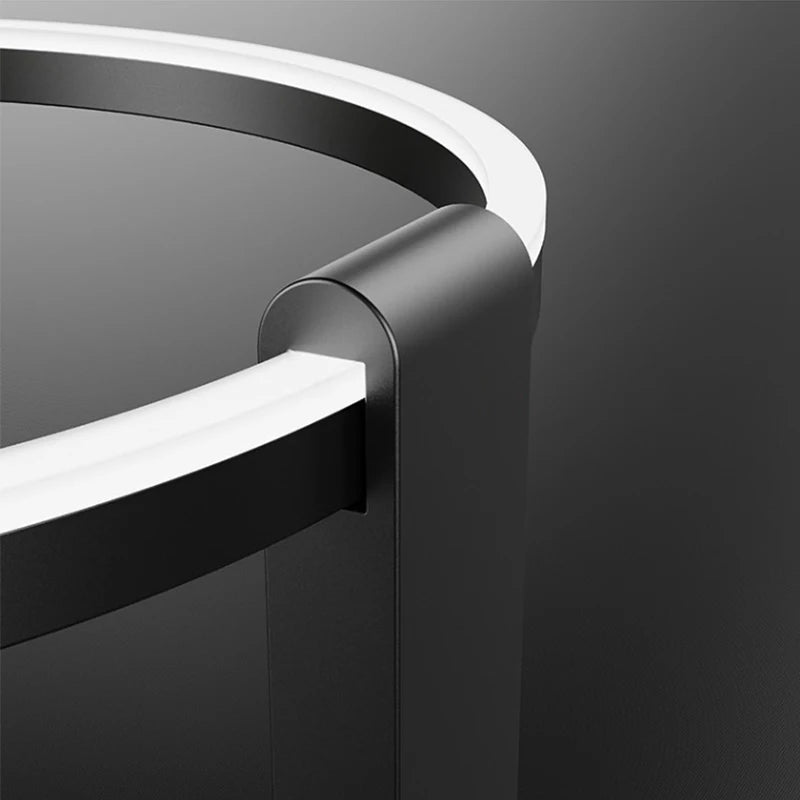 Modern minimalist LED ceiling light for loft decor - vue 6 sur 10