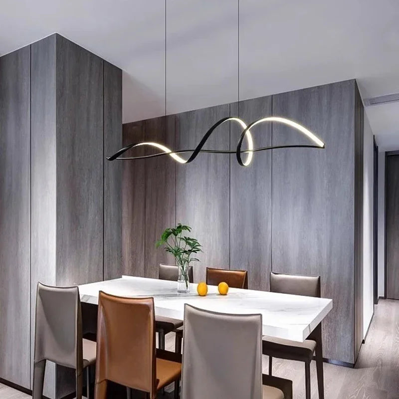 2024 Modern Home Decoration Circular LED Lights, Living Room Chandeliers, Dining Room Chandelier, Indoor Lighting - vue 1 sur 12
