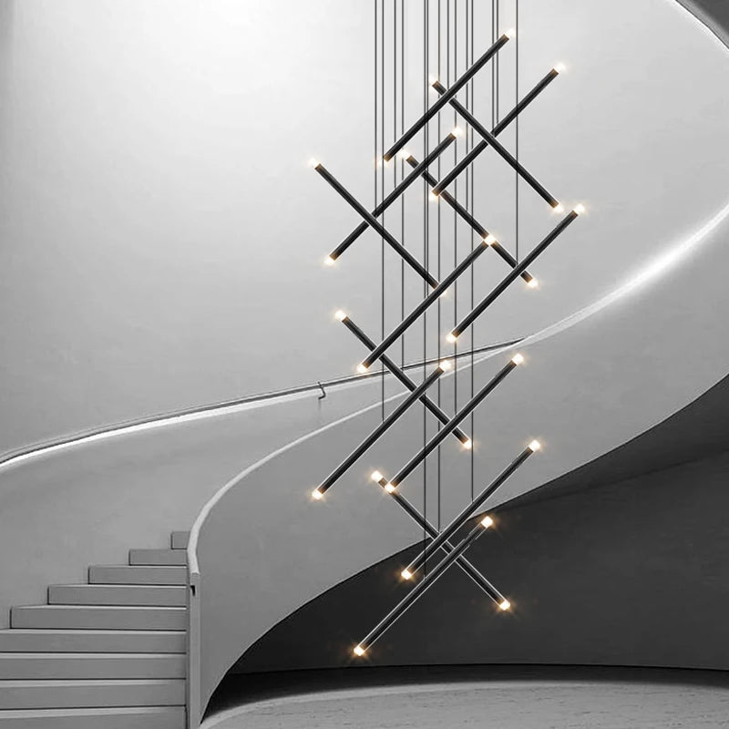 lustre moderne led pour terrasse intérieure et grenier