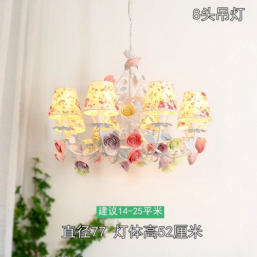 lustre en céramique led style nordique rétro pour un éclairage élégant - vue 11 sur 11