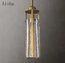 lustre en verre nordique style industriel pour décoration intérieure