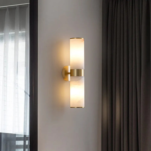 applique murale moderne cuivre salle luminaire - vue 3 sur 10