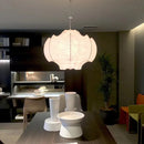 plafonnier wabi sabi en soie japonaise pour décoration intérieure moderne