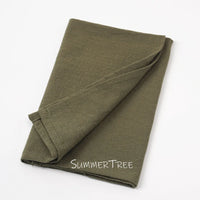 Serviette de table coton lavé style méditerranéen lot