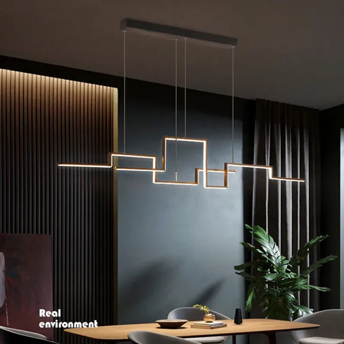 lustre moderne dimmable pour intérieur design élégant à suspendre