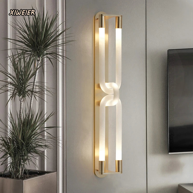 applique murale Simple lumière luxe Art créatif chevet salon salle à manger intérieur décoratif