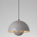 Iron pot LED pendant light multicolour semicircular chandelier for restaurant and kitchen décor