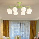 Nordic minimalist LED glass pendant chandelier Sandyha